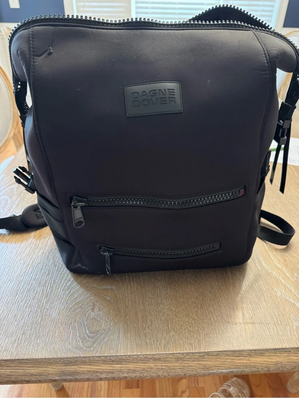 Dagne Dover Indi Diaper Backpack — Black size large